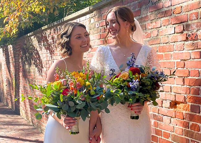 Wedding Flowers for Emily and Maddy